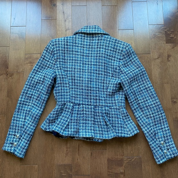 GUESS Christy peplum tweed Blazer XS BNWT - Picture 7 of 13